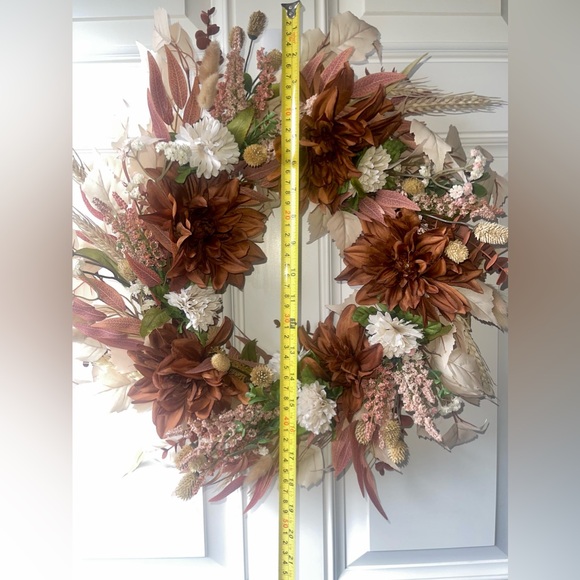 Handcrafted Fall Wreath - Picture 2 of 2